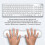 Ergonomic Cooling Silicone Keyboard Wrist Rest for-Pink 4