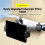 ABS and Metal Constructed Car Headrest Tablets Mount-Black 3