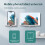 Support d'appareil mural positionnable, extensible sans-Blanc 3