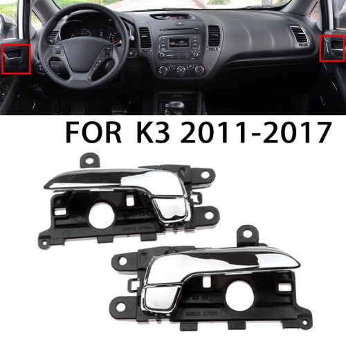 Car Styling Chrome Inner Door Handle Left Side for  K3 Forte Cerato 2011-2017