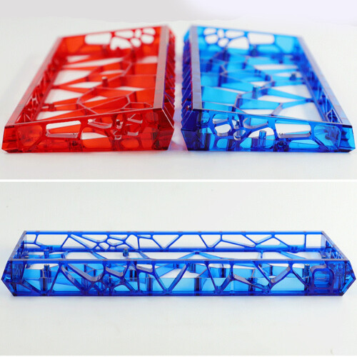 Boîtier de cadre de clavier ventilé GH60,-transparent 2