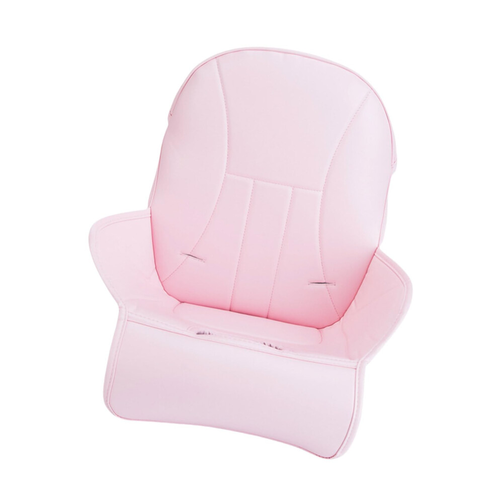 Waterproof Baby Chair Cushion With Comfortable Pu Sponge Padding For Dining Booster Seat Pink