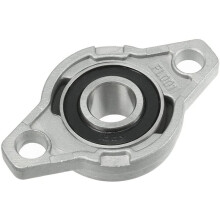 40Pcs KFL001 12mm Zinc Alloy Self Aligning Pillow Block Flange Bearing Rhombic Bearing Housing