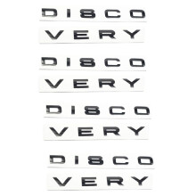 4X 3D Noir Brillant Lettre DÉCOUVERTE de Voiture Arrière Avant Badge Emblème Decal Autocollant pour Capot Avant Capot Arrière