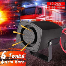 4X 12-24 V 6 Tons Voiture Incendie Alarme Klaxon Anneau Système D'Alarme Sirène Haut-Parleur Avertissement Fort Son Alarme Haut-Parleur