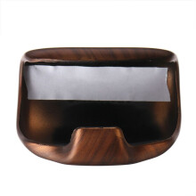 6X ABS Peach Wood Grain Gear Lever Shift Knob Cover Trim for CR-V CRV 2017-2020