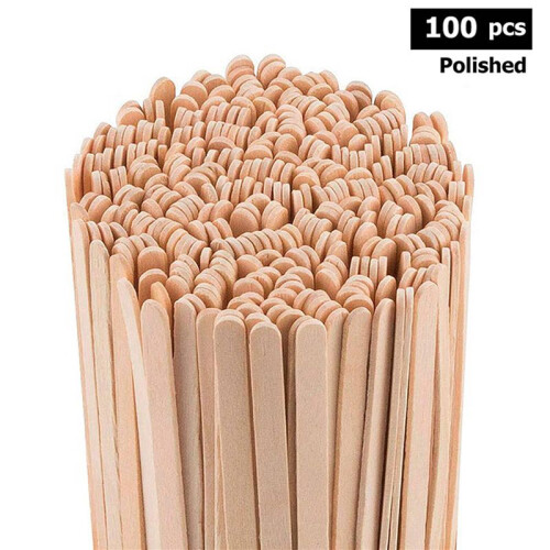 500 Peças 5,5 Polegadas Agitadores de Café - Madeira Natural Ecologicamente Correto Bebida de Café 1