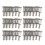 36 Roller Bridge Pull String Code Electric Guitar Saddle for STRATOCASTER Telecaster Electric Guitar Accessories Silver 1