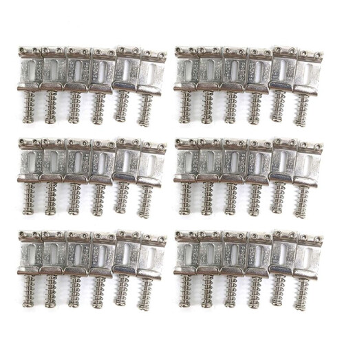 36 Roller Bridge Pull String Code Electric Guitar Saddle for STRATOCASTER Telecaster Electric Guitar Accessories Silver