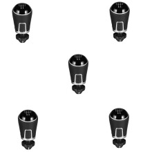 5X Gear Shift Knob Manual Gear Shifter Lever Stick Handle Level Universal 5 Speed for