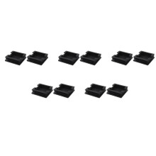 75mm x 75mm Kunststoff Vierkantkappen Rohr Einsätze End Blanking 10 Stk