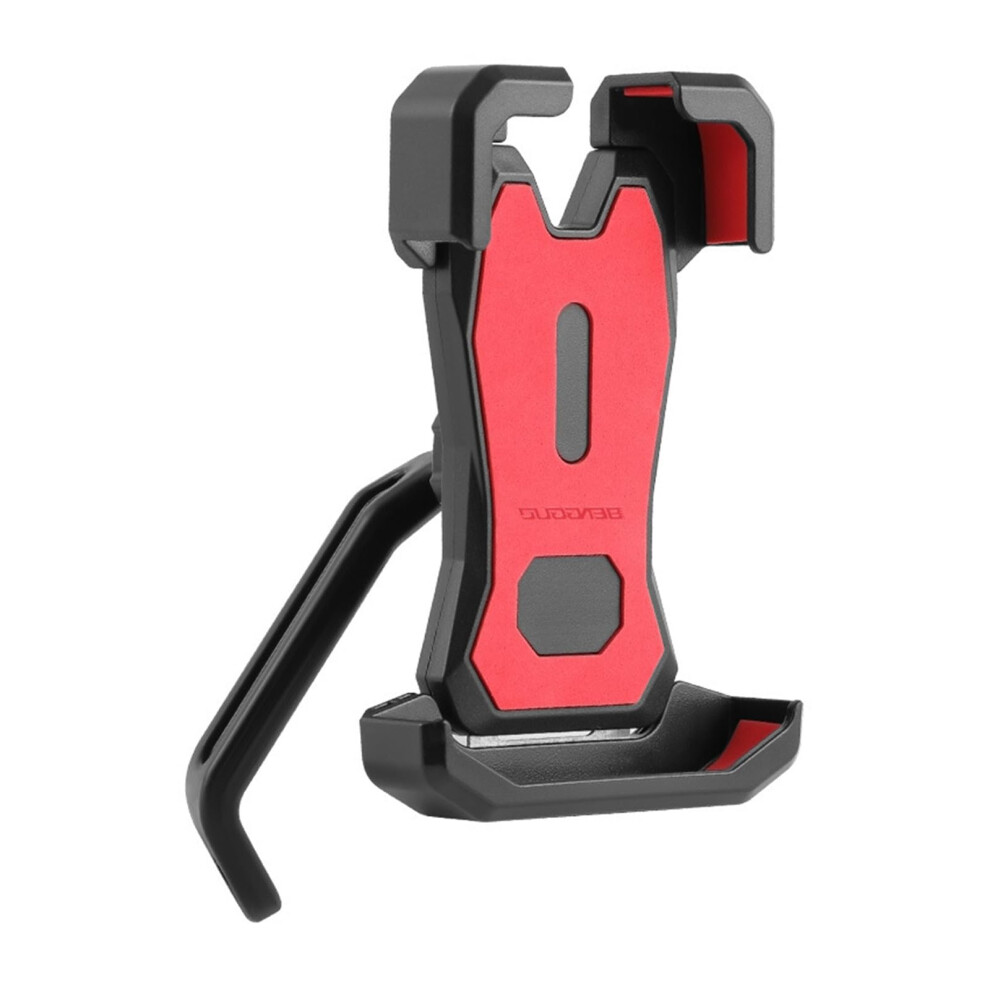 360 Rotating Motorcycle Phone Holder With Secure Handlebar Grip For Scooter And Bike Red 9092120101652