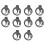 10X Eobd2 Flasher Galletto 1260 Cable Auto Chip Tuning Interface Remap Flasher Programmer Tool 1