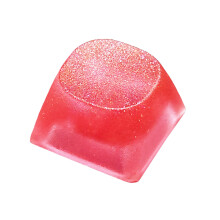 Capuchons de touches en résine, clavier tactile-rouge clair