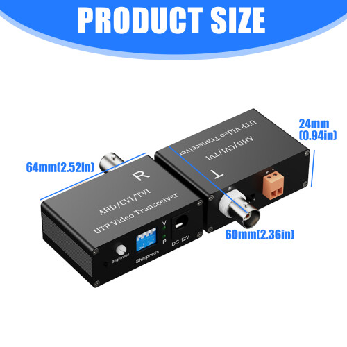 Multiple Format Camera Transmitters for Outdoor Monitoring with 2