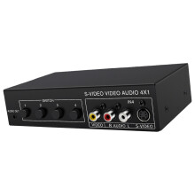 S Video AV Selector 4 Inputs 1 Output For Switching 720P