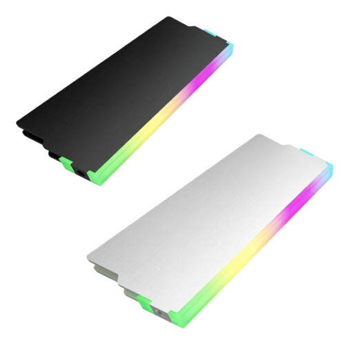 Memory Heat Dissipation Heatsink Cover ARGB Lighting and-White 1