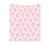 Pink Bow Flannel Throw Blanket 30x40 inch 1