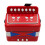 Red Beginner Hexagonal Accordion 10 Keys with Adjustable 1