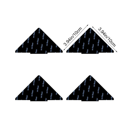 Supports de tapis adhésifs réutilisables (4 pièces) 2