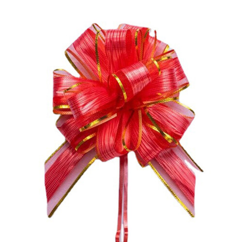 20 Pieces Pull Bows Wrapping Pull Bows Ribbon Pull Bows for Christmas Wedding Basket Bows Multicolor 1