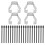 (40 Pack)  Pen Tips/Nibs for  2 Stylus Pen Replacement Soft Nibs/Tips Black 2