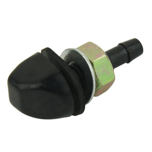 6 Pcs Black Plastic Car Front Window Windshield Washer Spray Nozzle for  Pair 2