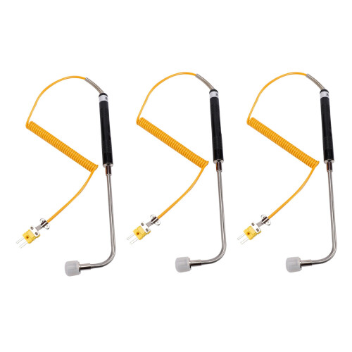 3X NR-81533B K Type Sensor Right Angle Surface Temperature Probe High Temperature Thermocouple -50 to 500