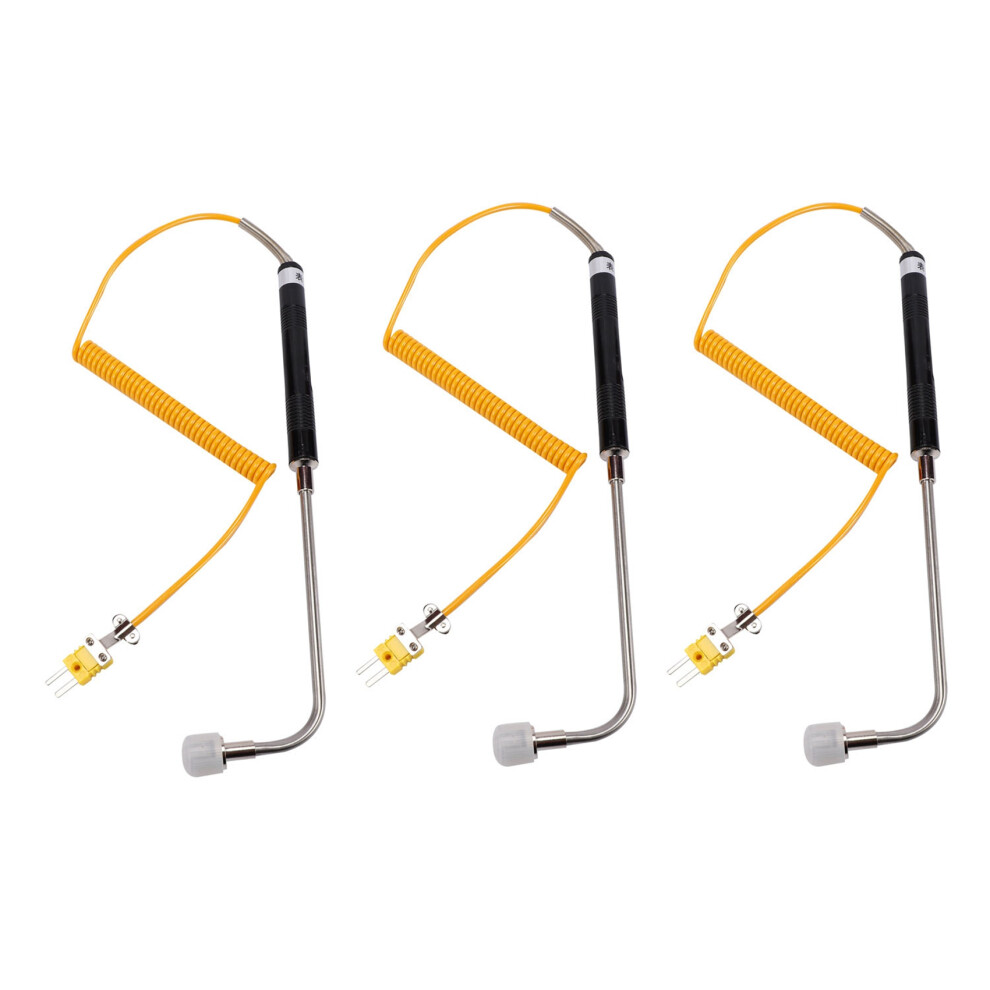 3X Nr-81533B K Type Sensor Right Angle Surface Temperature Probe High Temperature Thermocouple -50 To 500 6031482852492