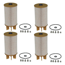 4X Fuel Filter Part Number 16403-4KV0A Fuel Filter Elements Fuel Water Separator for  Navara Np300