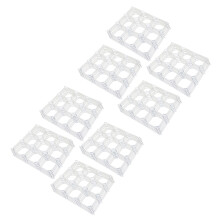 40x Balloon Wall Grid Latex Balloon Molding Accessories Plastic 9 Hole Balloon Fence for Birthday Wedding Decoration