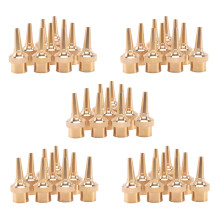 50 Pezzi 1/2 Pollici DN15 Ottone Getto Dritto Regolabile Fontana Ugelli di Spruzzo D'Acqua Ugelli per Piscina Decorazione del Paesaggio del Giardino