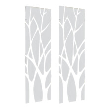 2X 3D Acrylique Arbre Miroir Mural Autocollant Amovible Bricolage Art Decal Home Decor Mural 100X28CM
