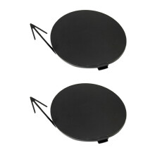 2X 85071BR00A Car Rear Bumper Tow Hook Cap Cover Black for Qashqai J10 2007 2008 2009 2010 2012 2013 2014