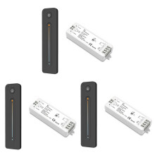 3X Dimmer A LED 12V 5V 24V 36V 8A PWM Interruttore RF Wireless con Telecomando di Regolazione Della Luminosità 2.4G per Striscia di Colore Singolo A
