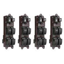4X 84820-12491 84820-AA050 Interrupteur Principal de la Fenêtre de Puissance Côté Conducteur pour Camry Sienna 2003-2010