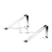Laptopbeugel met meerdere hoeken Laptopliftstandaard voor-Zilver