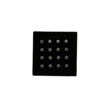 2X Shower Spa Brass Square Massage Body Jets Spray Body Shower , Brushed Nickel Matte Black