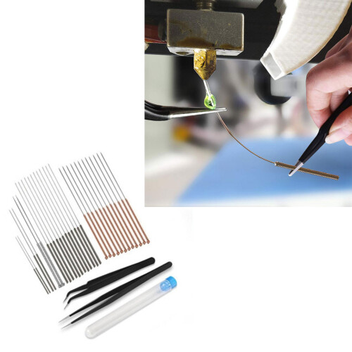 Basic 3D Printer Care Nozzle Cleaner Set 32Pcs Metal Nozzle 1