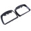 1Pair Car Black Rearview Mirror Cover Shell Side Mirror Frame Replacement for- E53 X5 2000-2006 4