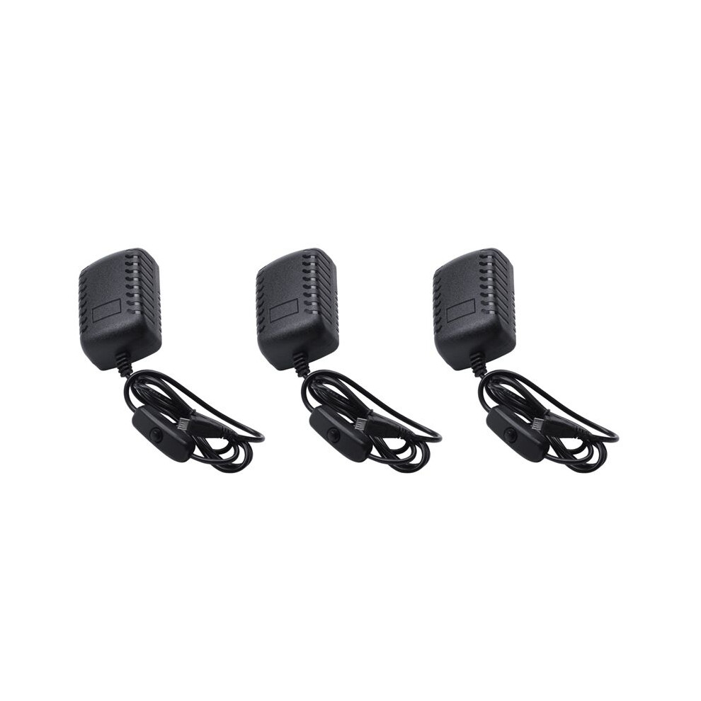 3X Us Plug 5V3a 5V/3A Raspberry Pi 3 Model B+ Power Adapter /Off Button Power Supply Charger /Ac Adapter 4713772066933