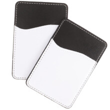 Adhesive Phone Card Holder 2 Pack, Soft PU Stick On Wallet for Back of Phone, ID and Credit Cards