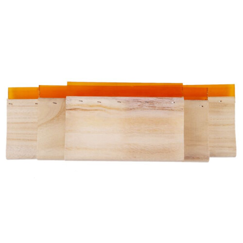 9 Pcs Silk Screen Printing Squeegee Ink Scaper Scratch Board Tools 16cm 24cm 33cm 1
