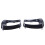 1Pair Car Black Rearview Mirror Cover Shell Side Mirror Frame Replacement for- E53 X5 2000-2006 5