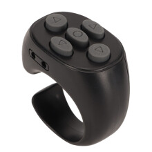 Bluetooth Camera Remote Shutter with Charging Case, Page Turner for TikTok for iOS 15.0 Android 8.0