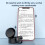 Bluetooth Camera Remote Shutter with Charging Case, Page Turner for TikTok for iOS 15.0 Android 8.0 4