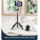 Bluetooth Camera Remote Shutter with Charging Case, Page Turner for TikTok for iOS 15.0 Android 8.0 5