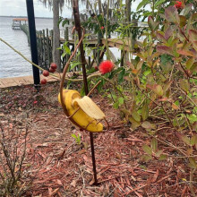 Butterfly Banana Hammock Hanging Fruit Hammock Under - 1 Fruit Hammock with Hooks - Basket Storage for Produce, Banana