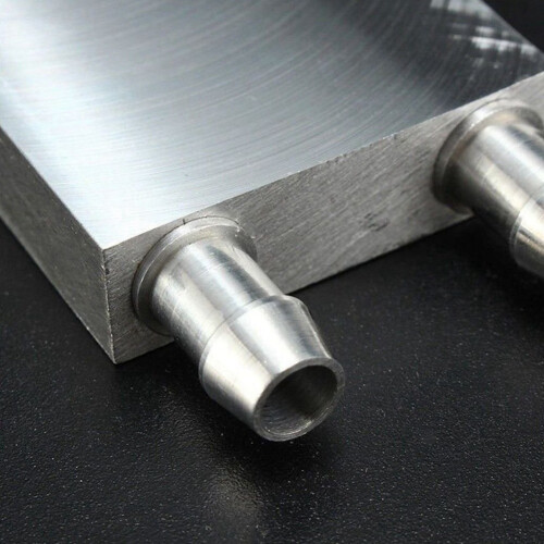 2X Aluminum Water Cooling Block 40X40X12mm Cooler for Computer CPU Radiator 1