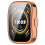 Screen Protector Case for Amazfit Bip 5, 3 Pack, Full Coverage, Black Rose Gold Silver 4
